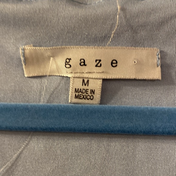 Gaze DTLA Ice Blue Mini Short Sleeve Bodycon Dress - Picture 4 of 5